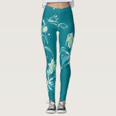 Décor Fleur 9A Leggings (Devant)