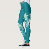 Décor Fleur 9A Leggings (Gauche)