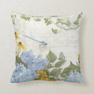 Decor French Farmhouse  Floral Dragonfly Kussen