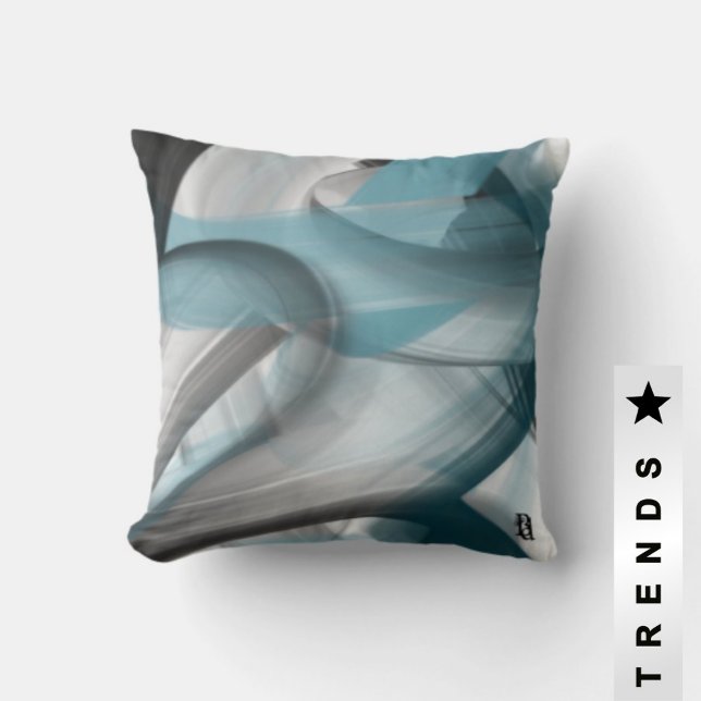 Décor intérieur tendance Abstraite coussin Océan b (Créateur téléchargé)
