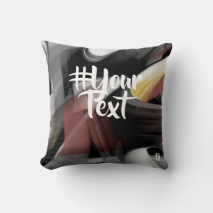 Décor intérieur tendance Abstraite coussin Poudre