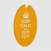 Décor Jaune De La Circulation Gardez Le Calme Et V (devant)