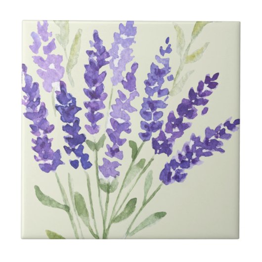 Decor Lavender uit Frankrijk Tegeltje (Voorkant)