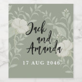 Décor Mariage intemporel simple Étiquettes de bout (Étiquettes simples)