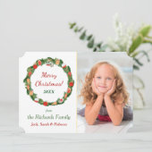 Décor Modèle photo de couronne Noël (Debout devant)