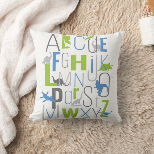 Décor moderne d'enfants de coussin d'alphabet (Couverture)