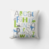 Décor moderne d'enfants de coussin d'alphabet (Recto)