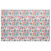 Décor moderne du milieu du siècle Tissu de Noël (Fat Quarter)