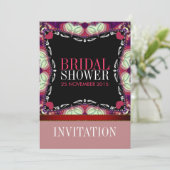 Décor Moderne Style Fête des mariées Invitation (Debout devant)