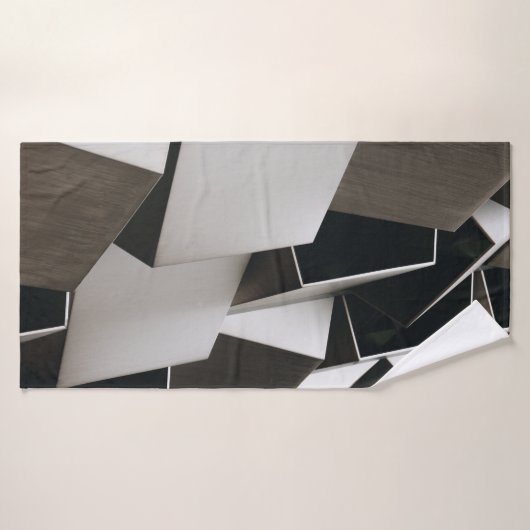 DÉCOR MUR Brown ET NOIR (Serviette de bain)