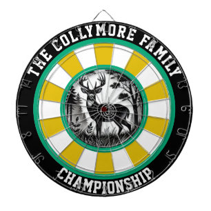 Décor mural de la cible de la forêt de cerfs