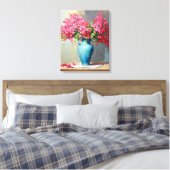 Décor mural en toile de Bougainville (Insitu(Chambre))