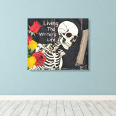 Décor mural en toile de vie de l'auteur (Insitu (Plancher de Bois))