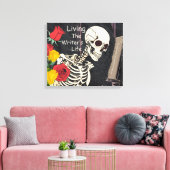 Décor mural en toile de vie de l'auteur (Insitu(Salon))