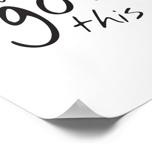 Décor mural motivant, vous avez ce poster de devis (Coin)