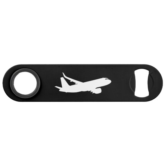 Décor noir flottant Silhouette de l'avion (Devant (Horizontal))