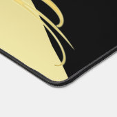 Décor or de luxe sur or & noir arrière - plan (Coin)