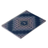Décor oriental bleu. Carnet (Côté gauche)