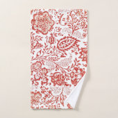Décor Pays-Bas Toile Rouge (Serviette à main)