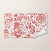 Décor Pays-Bas Toile Rouge (Serviette à main)