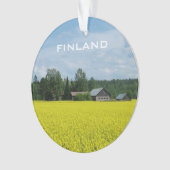 Décor personnalisé de campagne finlandaise (devant)