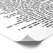 Décor Psalm 91 Pour Votre Poster Famille Imprimer (Coin)