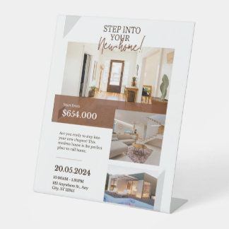 Decor Reclamebord Met Voetstuk