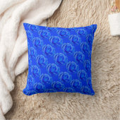 Décor rose Coussin bleu Rose Coussin (Couverture)