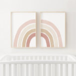 Décor rose et neutre pour fille arc-en-ciel<br><div class="desc">Ajoutez une touche finale à l'espace de votre petit avec cet ensemble de deux tirages arc-en-ciel rose et neutre,  parfait pour surplomber un lit d'enfant ou une commode.</div>