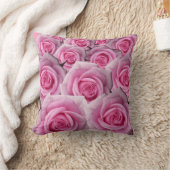 Décor rose rose rose Coussin Coussin (Couverture)
