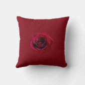 Décor rose Rose rouge Coussin (Verso)