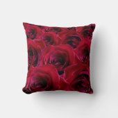 Décor rose Rose rouge Coussin (Recto)
