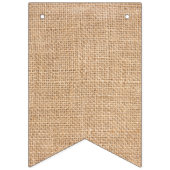Décor rustique de bannière de bébé de région (Premier drapeau)