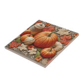 Décor Saison Automne Citrouilles Carreaux céramiqu (Côté)