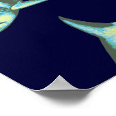 decor shark patroon poster (Hoek)