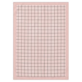 Décor Soft Rose Or À damiers Nappes (Devant)