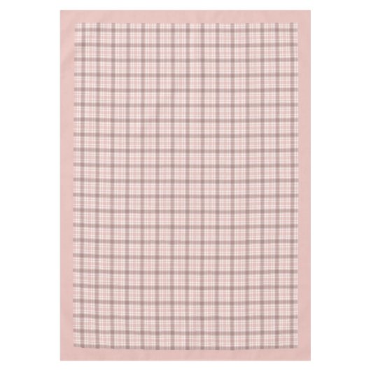 Décor Soft Rose Or À damiers Nappes (Devant)