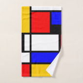 Décor Style Art Mondrian (Serviette à main)