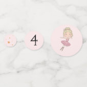 Décor table Confetti Party Ballerina (Derrière)