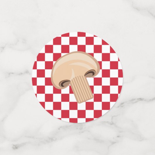 Décor table Confetti Pizza Party (Petit recto)