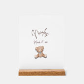 Décor table Ours En Teddy (Recto)