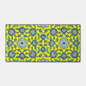 Décor traditionnel bleu symétrique Iznik (Recto)