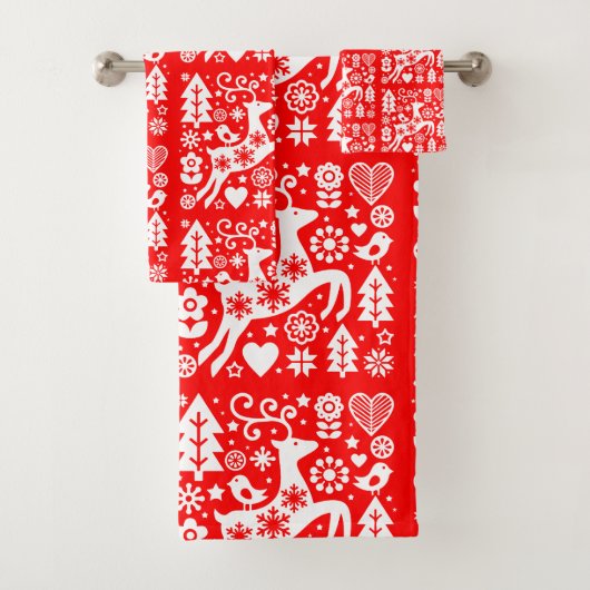 Décor traditionnel nordique de Noël (En situation)