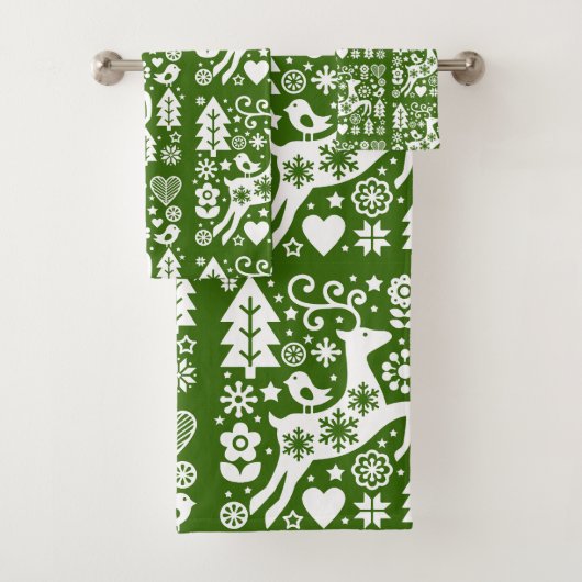 Décor traditionnel nordique de Noël (En situation)