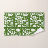 Décor traditionnel nordique de Noël (Serviette à main)