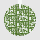 Décor traditionnel nordique de Noël (dos)