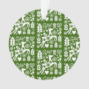 Décor traditionnel nordique de Noël