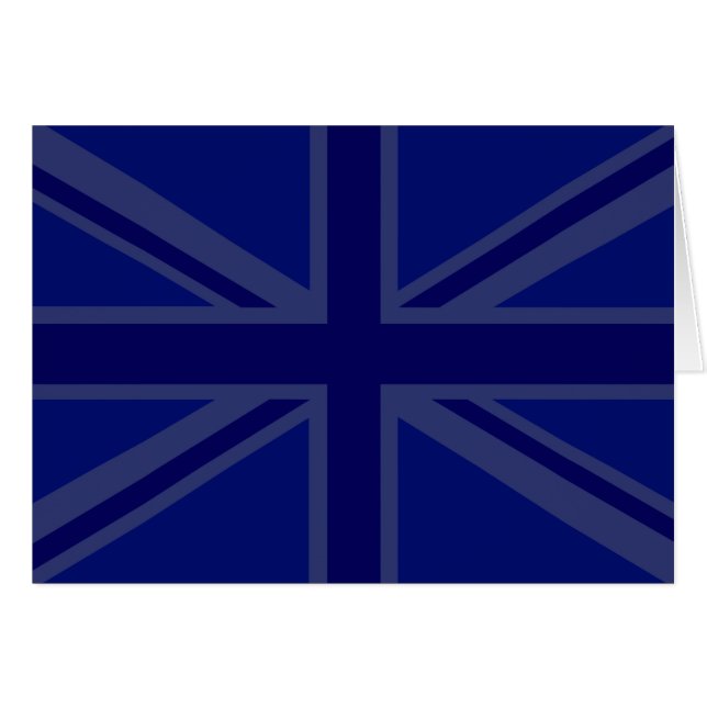 Décor Union Jack bleu NAvy (Devant horizontal)