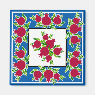 Decor van Pomegranaat gemaakt in het Heilige Land Magneet