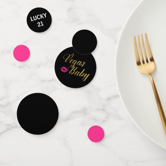 Décor Vegas Baby Confetti (Groupe)